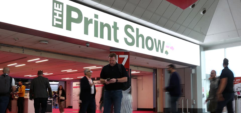 The entrance to The Print Show 2024