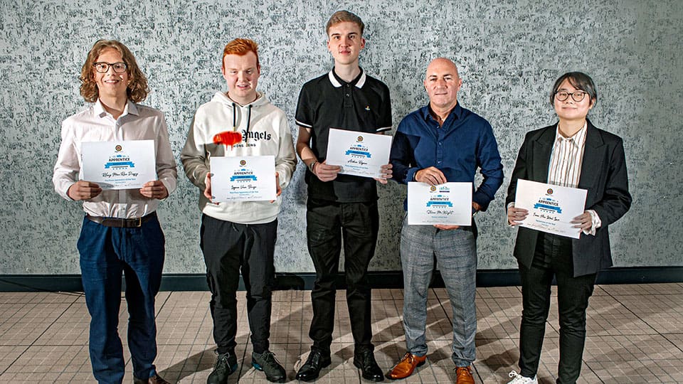 Print Apprentice award winners
