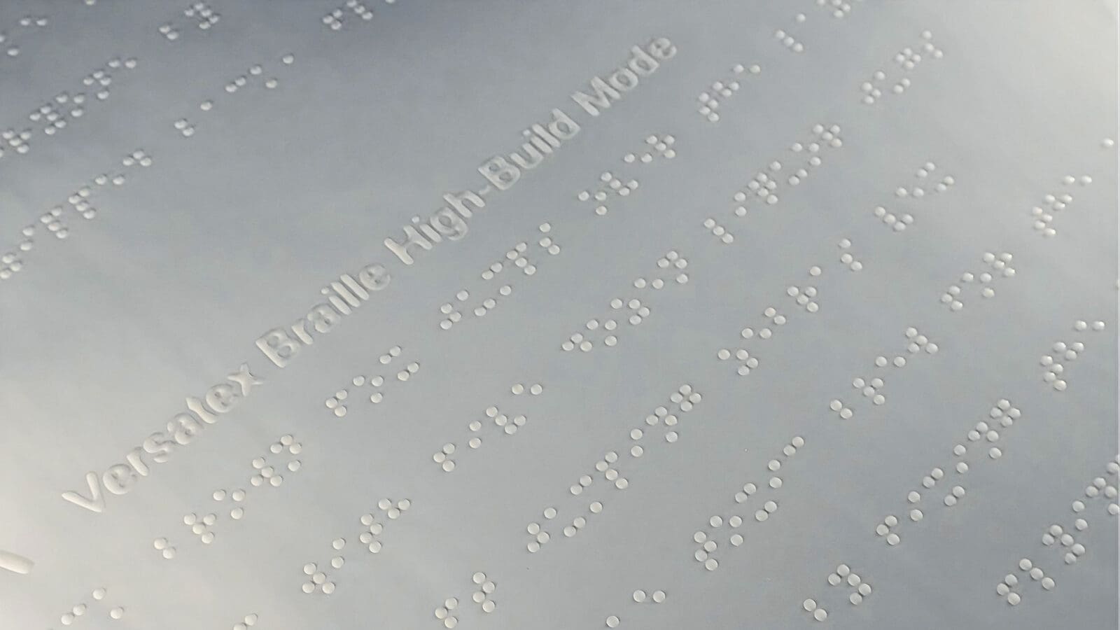 Xaar Printbar used for new braille applications