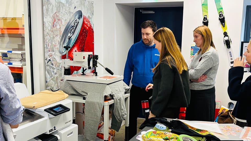 Epson textile academy in the UK