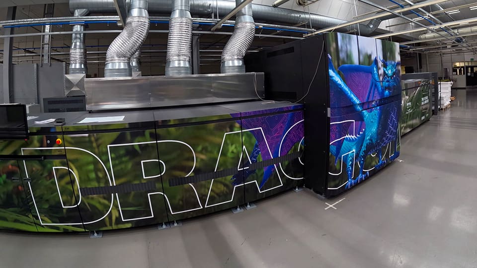 Ricoh dragon printer with Drytac UK