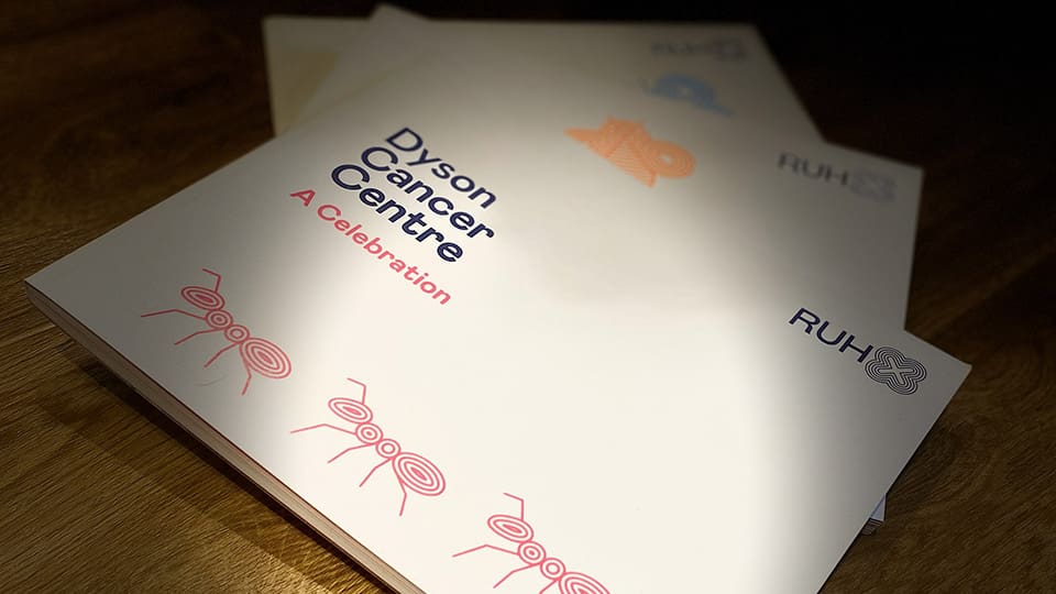 Antalis Olin paper used for Cancer Centre book