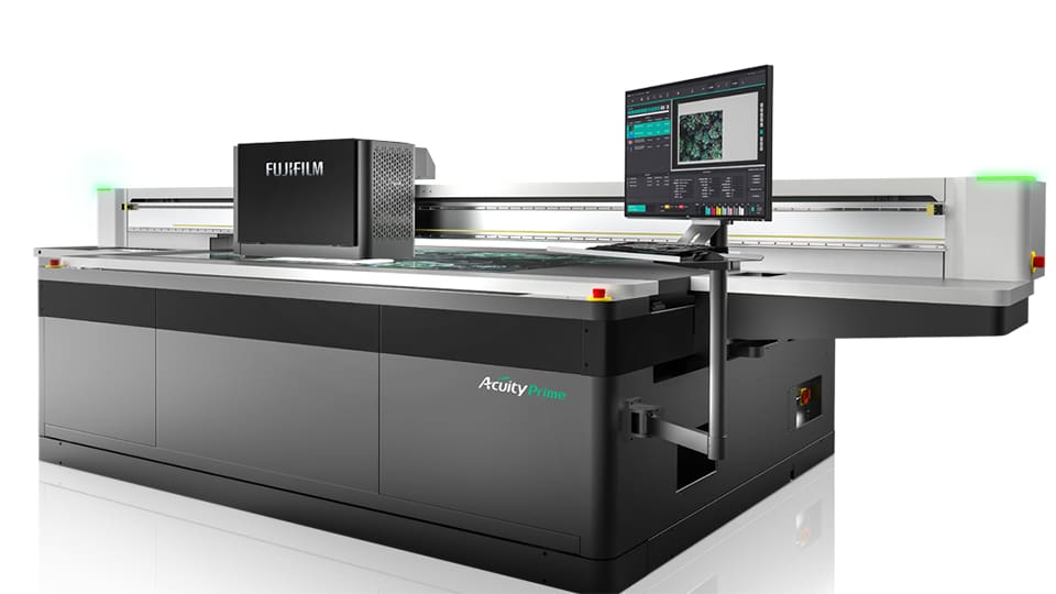 The Fujifilm Acuity Prime printer on a white background