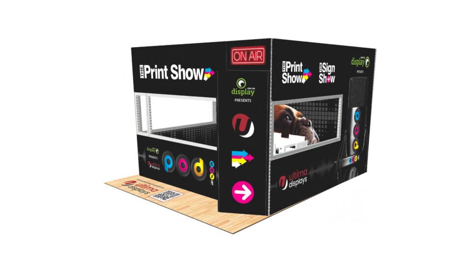 The Print Show new podcast booth 2026