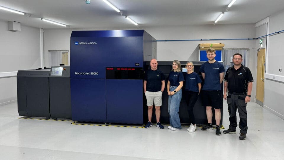 Konica Minolta Accuriojet 30000 first in the UK brand new install