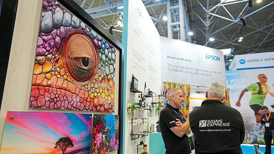 Epson at the Print Show comp